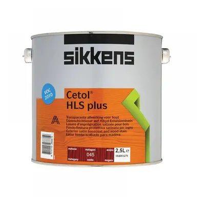 Sikkens 5085966 Cetol Hls Plus Translucent Woodstain Mahogany 2.5 Litre