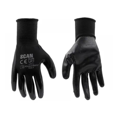 Scan Seamless Inspection Gloves - L (Size 9) (Pack 12)