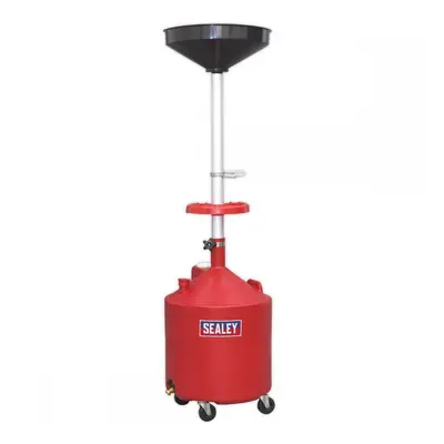 Sealey AK80D Mobile Oil Drainer 80L - Gravity Discharge