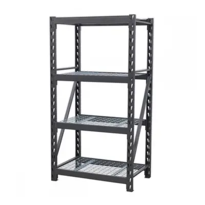 Sealey AP6372 Heavy-Duty Racking Unit With 4 Mesh Shelves 640Kg Capacity Per Level 978Mm