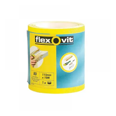 Flexovit 66261104027 High Performance Sanding Roll 115Mm X 10M Extra Coarse 40G