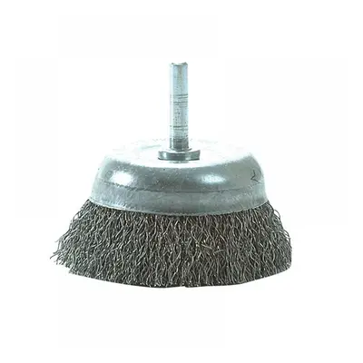 Lessmann 430.133.07 Diy Cup Brush With Shank 75Mm 0.35 Steel Wire