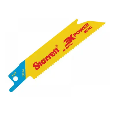 Starrett B414-5 B414-5 Bi-Metal Reciprocating Blade Metal Straight 100Mm 14 Tpi (Pack 5)