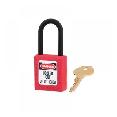 Master Lock 406RED Lockout Padlock – 38Mm Body & 6Mm Composite Nylon Shackle