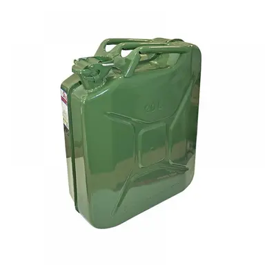 Faithfull Green Steel Jerry Can 20 Litre