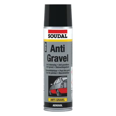 Soudal Anti Gravel Aerosol Black 500Ml aerosol 12