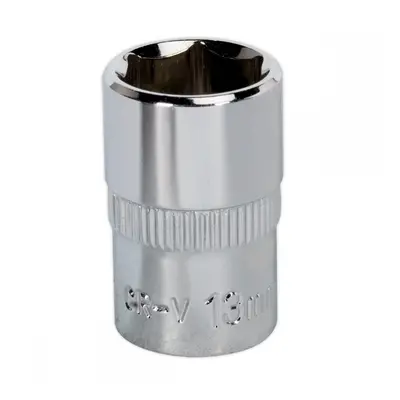 Sealey SP3813 Walldrive® Socket 13Mm 3/8inSq Drive Fully Polished