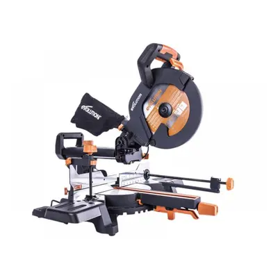 Evolution 052-0001A R255Sms+ Pro Multi-Material Sliding Mitre Saw 255Mm 2000W 240V