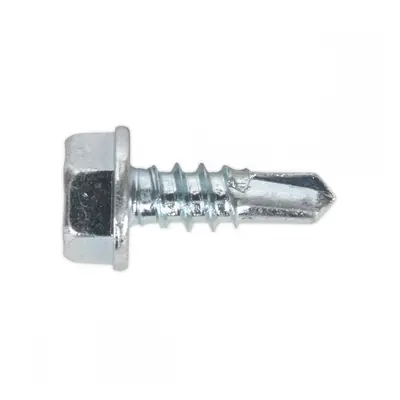 Sealey SDHX4213 Self-Drilling Screw 4.2 X 13Mm Hex Head Zinc Pack Of 100