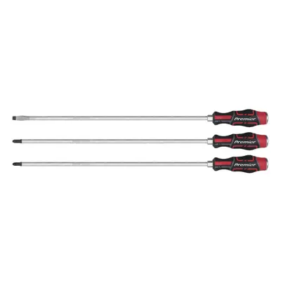 Sealey AK4942 Screwdriver Set 3Pc Hammer-Thru 450Mm