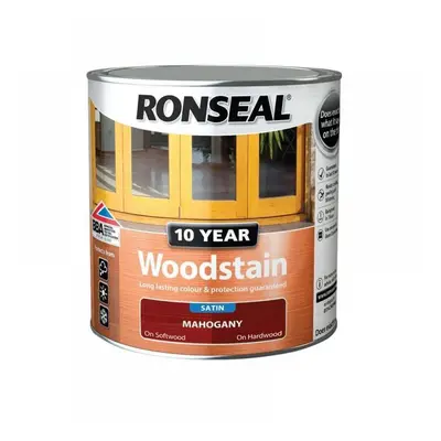 Ronseal 38674 10 Year Woodstain Mahogany 750Ml