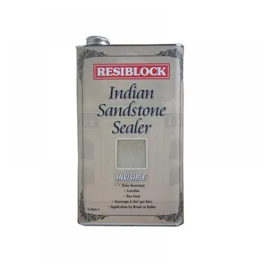 Everbuild Sika 173783 Resiblock Indian Sandstone Sealers Invisible 5 Litre