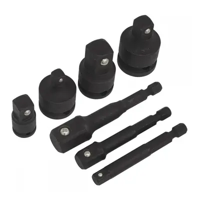 Sealey AK5522 Impact Socket Adaptor Set 7Pc