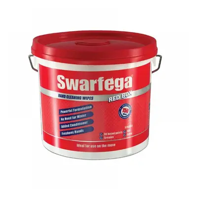 Swarfega® SRB150W Red Box® Heavy-Duty Trade Hand Wipes (150)