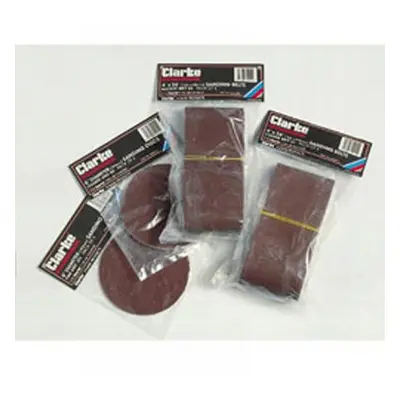 Clarke 6502345 5 125Mm Coarse 60 Grit Sanding Discs To Suit Cbs1-5 Sander (Pack Of 5)