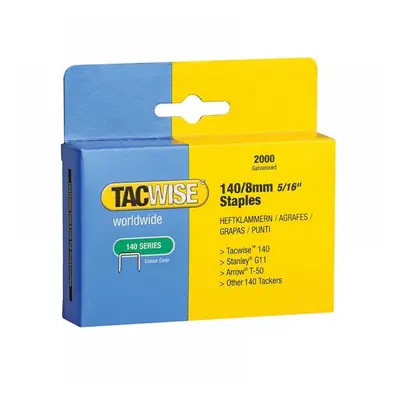 Tacwise 0346 140 Heavy-Duty Staples 8Mm (Type T50 G) (Pack 2000)