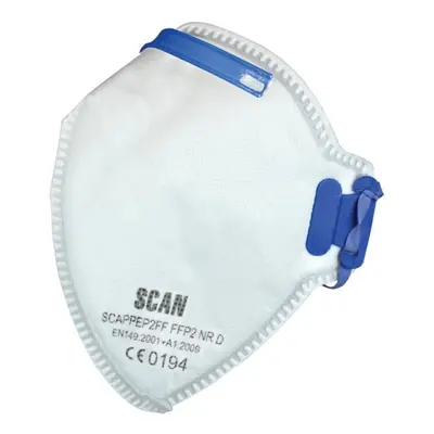 Scan DTC3XD-3 Fold Flat Disposable Mask Ffp2 Protection (Pack 3)