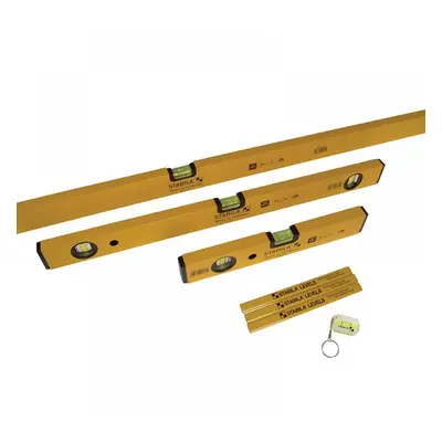 Stabila 14955 70-2 Double Plumb Spirit Level Pack 30Cm 60Cm & 180Cm