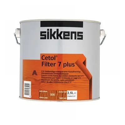 Sikkens 5085901 Cetol Filter 7 Plus Translucent Woodstain Light Oak 2.5 Litre