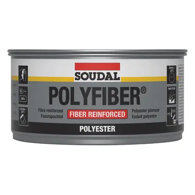 Soudal Polyfiber Grey 500G tin 1