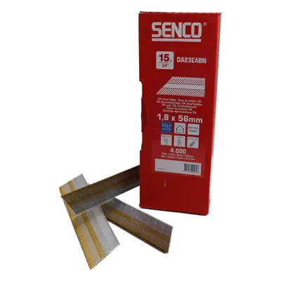 Senco DA23EABN 15-Gauge Da Finish Nail Galv. ted 56Mm Box 4000