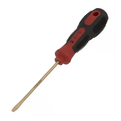 Sealey NS092 Screwdriver Slotted 3 X 75Mm - Non-Sparking