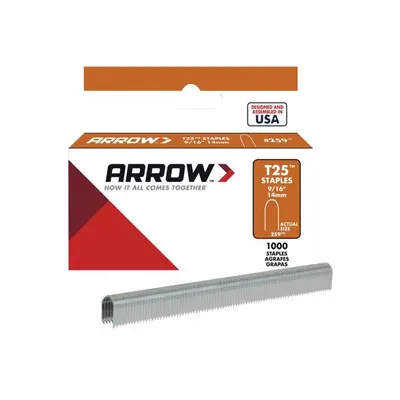 Arrow T25 Staples 14Mm (9/16In) (Box 1000)