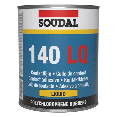 Soudal Contact Adhesive 140 Lq Liquid Yellow 750Ml tin 12