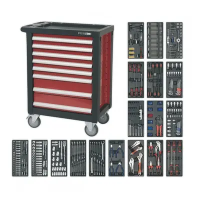 Sealey AP2408TTC08 Rollcab 8 Drawer With Ball-Bearing Slides & 707Pc Tool Kit