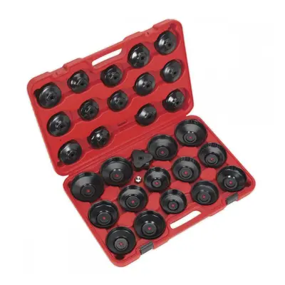 Sealey VS7006 Oil Filter Cap Wrench Set 30Pc