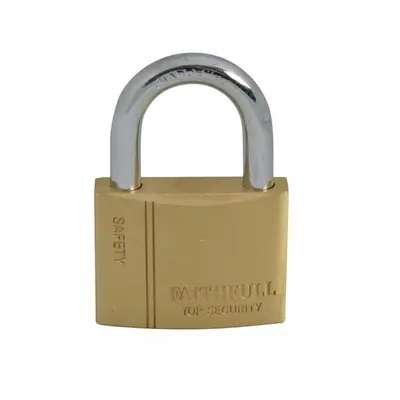 Faithfull BC0450 Brass Padlock 50Mm 3 Keys