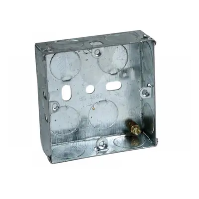 Axiom Electrical MB135 Metal Socket Box 35Mm (Pack 10)