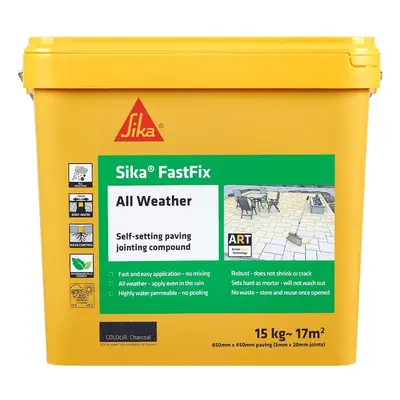 Sika Fastfix All Weather Charcoal 15Kg