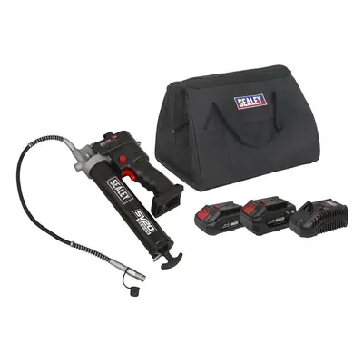 Sealey CP20VGRGKIT 20V Sv20 Series Grease Gun Kit - 2 Batteries