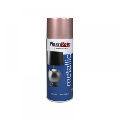 Plastikote 004405 Metallic Spray Rose Gold 400Ml