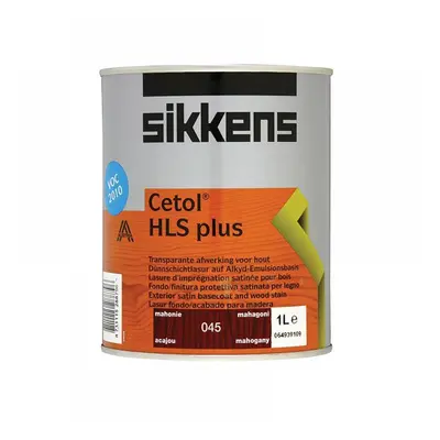 Sikkens 5085965 Cetol Hls Plus Translucent Woodstain Mahogany 1 Litre