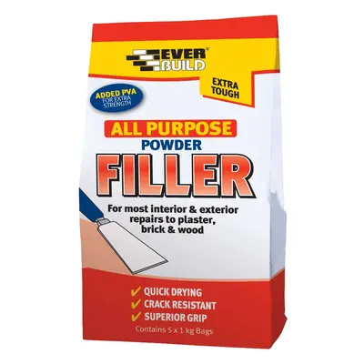 Everbuild All Purpose Powder Filler Bag 5Kg