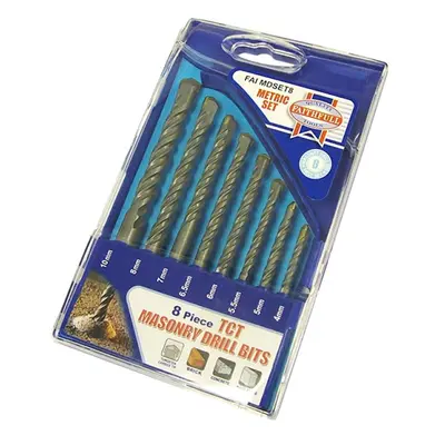 Faithfull Standard Masonry Drill Set 8 Piece 4-10Mm