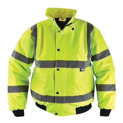 Scan UC804 Hi-Vis Bomber Jacket Yellow - Xxxl (56In)