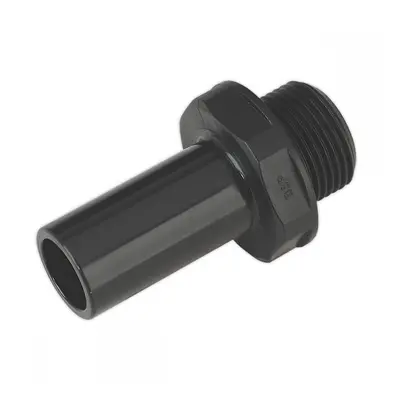 Sealey CAS22STA Stem Adaptor 22Mm 3/4inBsp Pack Of 2 (John Guest Speedfit® - Pm052216E)