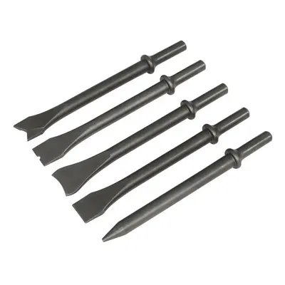 Sealey SA11C Air Hammer Chisel Set 5Pc 170Mm .401in Shank