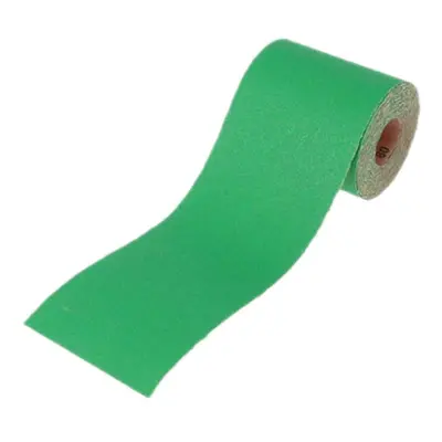 Faithfull 710762 Aluminium Oxide Sanding Paper Roll Green 100Mm X 50M 80G