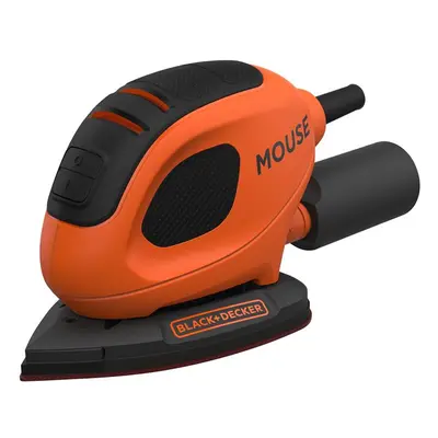 Black + Decker 55W Mouse Sander + 6 Sanding Sheets BEW230-GB