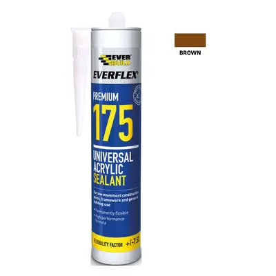 Everbuild 175 Universal Acrylic Brown 300Ml