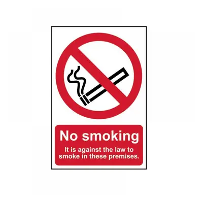 Scan 0567 No Smoking In These Premises - Pvc Sign 200 X 300Mm