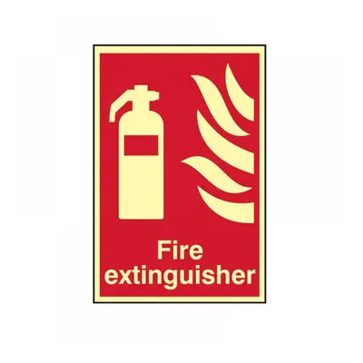 Scan 1571 Fire Extinguisher Photoluminescent - 200 X 300Mm