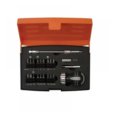 Bahco 808050S-22 808050S-22 Stubby Ratchet Screwdriver Set 22 Piece