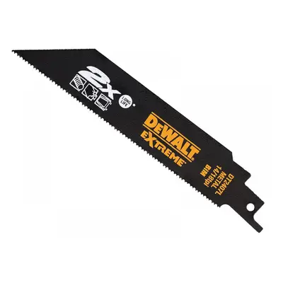 Dewalt DT2407L-QZ 2X Life Metal Reciprocating Blade 152Mm X 14/18 Tpi Pack Of 5