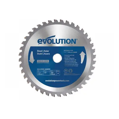 Evolution M185TCT-40CS Mild Steel Cutting Circular Saw Blade 185 X 20Mm X 40T