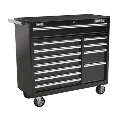 Sealey AP41120B Rollcab 12 Drawer With Ball-Bearing Slides Heavy-Duty - Black